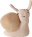 Boltze Deurstopper gewicht slak - 1 kilo - beige - polyester - 20 x 22 cm - voor binnendeuren