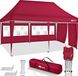 tillvex Pavillon 3x6m Rot