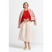 Rich & Royal Jupe Midi en Coton Bio Caffee Latte