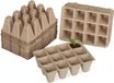 Merkloos / Sans marque Relaxdays kweektray - 24x - 12 cellen - voor 288 zaailingen - papier