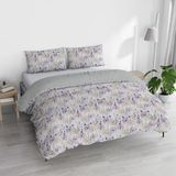 Italian Bed Linen Watercolor beddengoedset met digitale print, tweepersoonsbed, WT 10