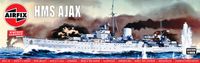 Airfix Modelbouwpakket Militaire voertuigen - 03204V HMS Ajax - Light cruiser Leander-class - Vintage Classics Plastic - 1:600 - Modelbouw