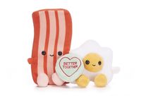 Love Hearts Better together Bacon en ei knuffel