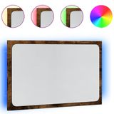 VidaXL Badkamerspiegel met LED 60x8,5x38 cm Sonoma Eiken