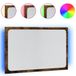 VidaXL Badkamerspiegel met LED 60x8,5x38 cm Sonoma Eiken
