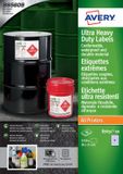 Avery Etiket B7651-50 38x21mm Polyester Wit 3250st | 5 stuks