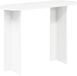 vidaXL Wandtafel Wit 100 x 39,5 x 75 cm Bewerkt hout