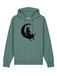 Watapparel Sweatshirt 'Pizza for life' groen / gemengde kleuren