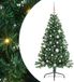 vidaXL Sapin de Noël pré-illuminé en plastique avec 150 LED Vert 150 cm PVC