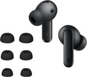 kwmobile 6x cover voor in-ear oortjes geschikt voor Huawei FreeBuds 7i - Vervangende oordopjes van siliconen in zwart - 3 maten