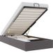 Maison Exclusive - Cadre de lit ottoman sans matelas gris 90x190 cm similicuir