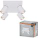 OSRAM Spot LED 4 points ELEMENTAL Plat Blanc