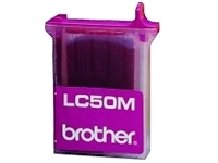 Brother Inktcartridge LC50M rood magenta