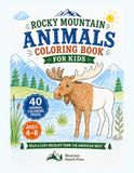 Rocky Mountain Animals Coloring Book for Kids