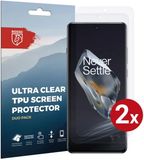 Rosso Screen Protector Ultra Clear Duo Pack Geschikt voor OnePlus 12