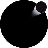 Couverture de piscine solaire 300 x 300 cm 0,1 mm Rond 0,1 mm PE Noir