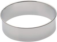 Piazza 285565 Koekjesvorm met handvat, rond, 10 cm diameter, 3 cm hoogte, 6 stuks