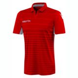 Macron Jersey tabit Rouge Blanc Polyester Hommes XXS Automne/Hiver 2020