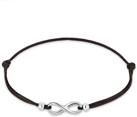Elli Armbanden infinity trend symbool elastisch 925 zilver