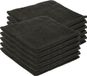 Merkloos / Sans marque Van Berkel Trading B.V. Microvezeldoeken - 10x - Zwart - 40 x 40 cm