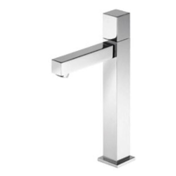 hotbath Dude fonteinkraan hoog vierkant geborsteld nikkel QH001GN