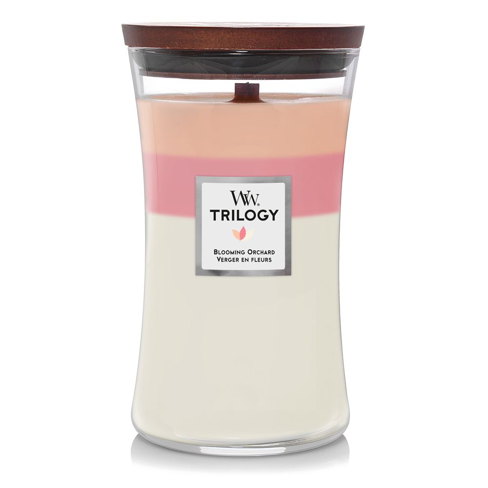 WoodWick Trilogy Blooming Orchard Large Jar Candle