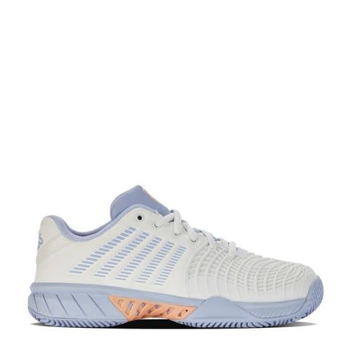 K-Swiss Express Light 3 HB tennisschoenen wit/lichtblauw/lichtoranje