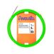 Anguila Max 7.3300.006 Speciale kabelgeleiding, polyester, gevlochten, 3 mm, 6 m en vaste klemmen met strik, groen