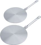 Cosy&Trendy Set van 2x stuks inductie kookplaat beschermers/adapterplaten 20 cm en 24 cm