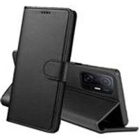 Phonillico® Case voor Xiaomi 11T 5G / 11T PRO 5G - Zwart Portemonnee Flap Magnetische flap Kaartopslag