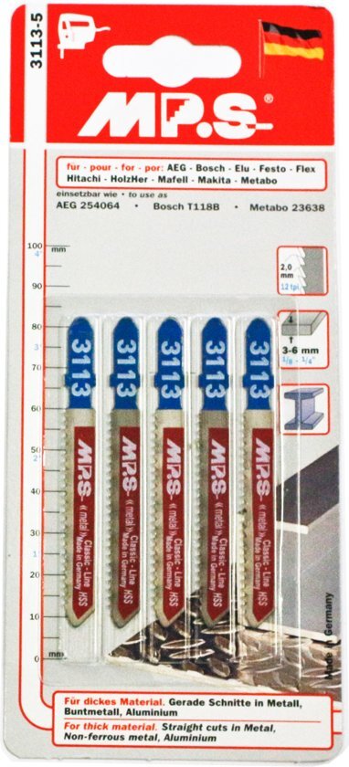 TETRA Tools Zaagbladen voor decoupeerzaag