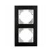 S-EMPOT.ALUMINIUM ZWART FRAME 2ELEM.HORI