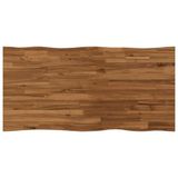 vidaXL Rechthoekig Tafelblad Naturel Glas 110 x 60 x 3 cm