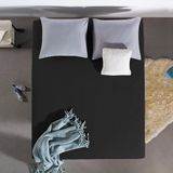 Dreamhouse Dubbel Jersey Hoeslaken – 80/90/100x200 – Zwart