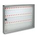 Alubox 1007636 Bc48 prikbord voor 48 sleutels, zilverkleurig