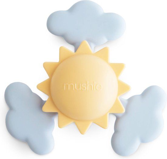 Mushie Babyspeeltje Spinner met Zuignap Sunshine