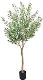 Uni Plant Olijfboom 240 cm met plastic pot kunstboom