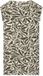 Schiesser Dames nachthemd Selected Premium olijfgroen zebraprint mouwloos 42