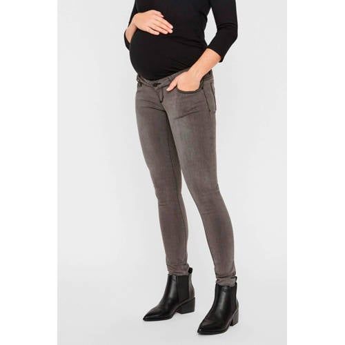 MAMALICIOUS MLLOLA - Zwangerschapsjeans - Grijs