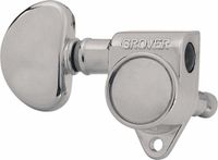 Grover Original Rotomatics 18:1 Gear Ratio 102-18 Series nickel stemmechanieken set van 6 - 3x3