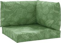 vidaXL Palletkussens - Bladpatroon - Oxford Stof
