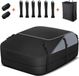 Markenlos Dakbox 580 liter, waterdicht, 1000D materiaal, met 2 spanriemen en 6 deuvelhaken – zwart