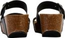 Plakton So Rock sandales compensées cuir noir