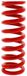 YSS 46i25-45s280a8 Set Ressorts d'amortisseur Arrière Rouge 280 mm / 2.5-4.5 N/mm