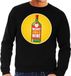 Bellatio Decorations Shoppartners Bv Foute kersttrui / sweater Merry Chrismas Wine zwart voor heren - Kersttrui voor wijn liefhebber M