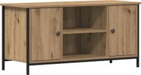 TV-meubel eikenkleurig 100 x 40 x 50 cm Bewerkt hout