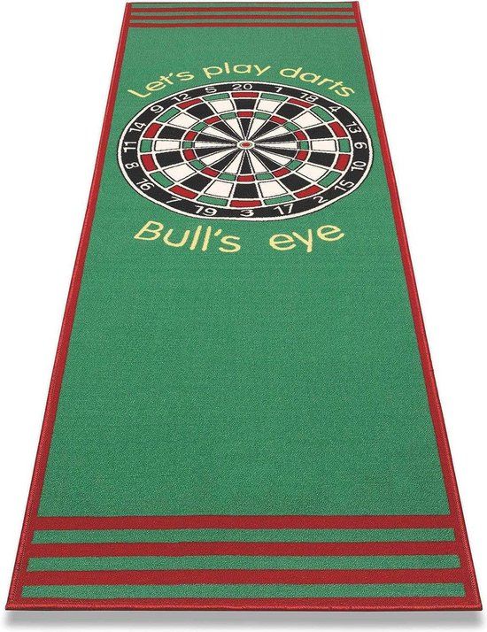 Dartmat Groen - 237 x 79 cm - Nylon