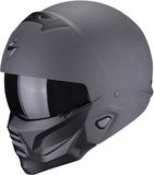 Scorpion Exo-Combat II Graphite Donkergrijs Jet Helm - Maat XS