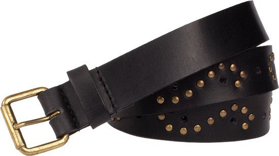 Legend Dames - Leren riem - Zwart - 85cm