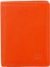 DUDU Portefeuille en cuir pour homme, portefeuille slim-fit pour homme avec porte-cartes de crédit, compartiment pour billets, petit et compact, avec protection RFID Orange